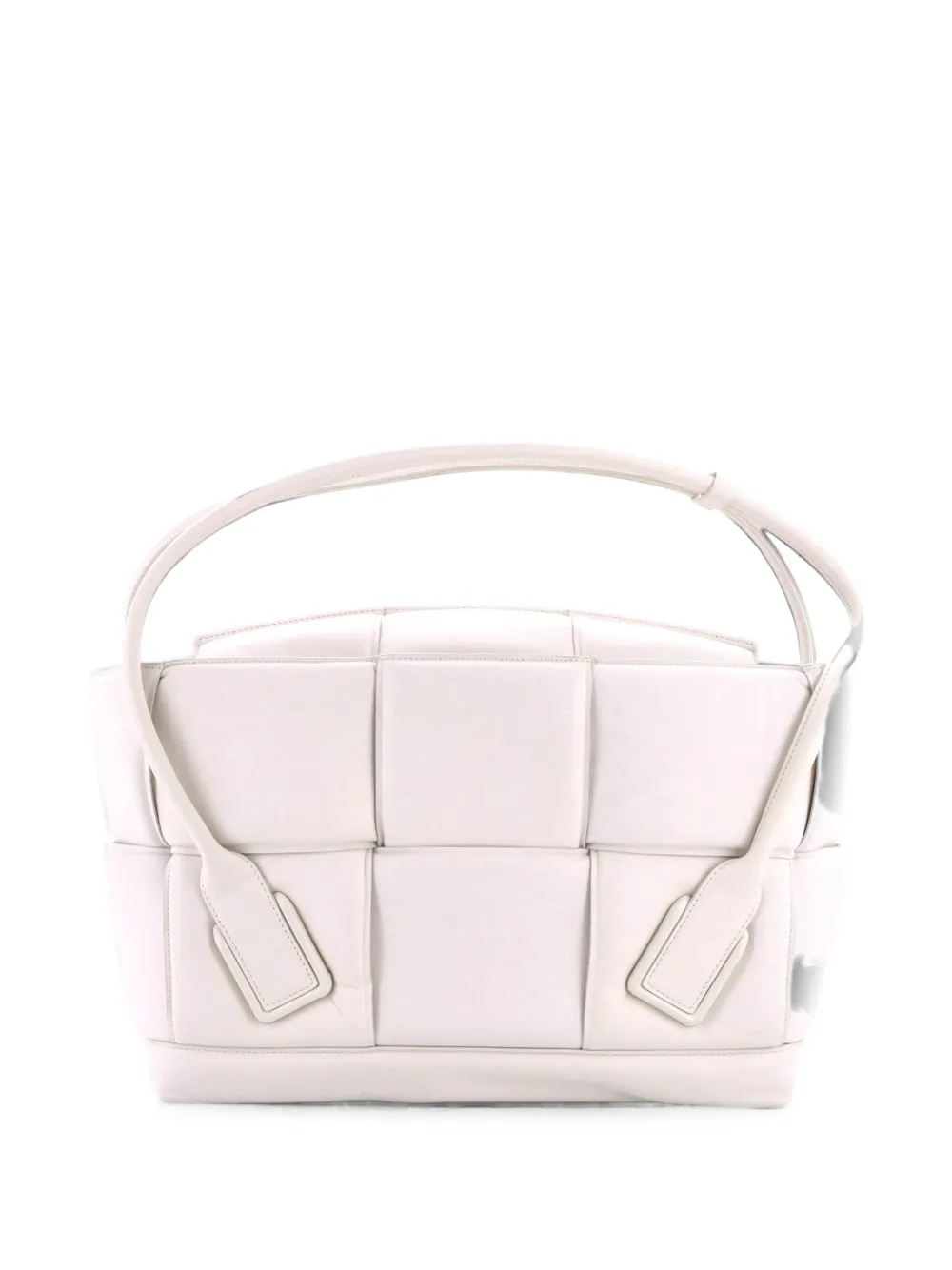 Bottega Veneta Pre-Owned Borsa tote Arco grande in pelle con design Maxi Intrecciato imbottito - Bianco