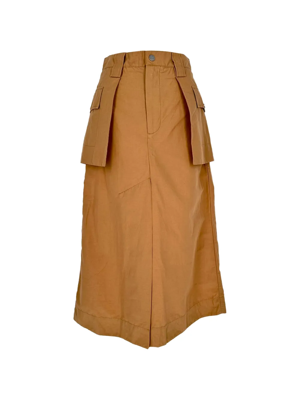 GANNI cargo midi skirt - Arancione