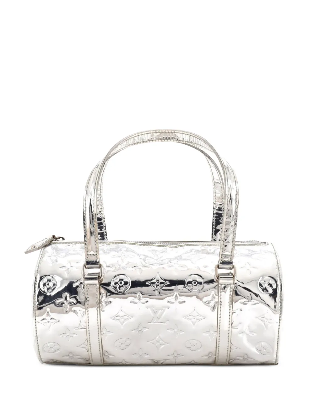 Louis Vuitton Pre-Owned Papillon Handbag Monogram Miroir PVC 26 satchel - Silver