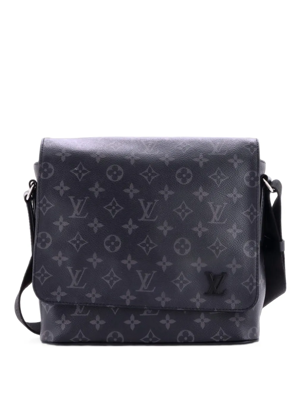 Louis Vuitton Pre-Owned sacoche District Messenger Bag Monogram Eclipse Canvas PM - Noir Louis Vuitton Pre-Owned sacoche District Messenger Bag Monogram Eclipse Canvas PM - Noir