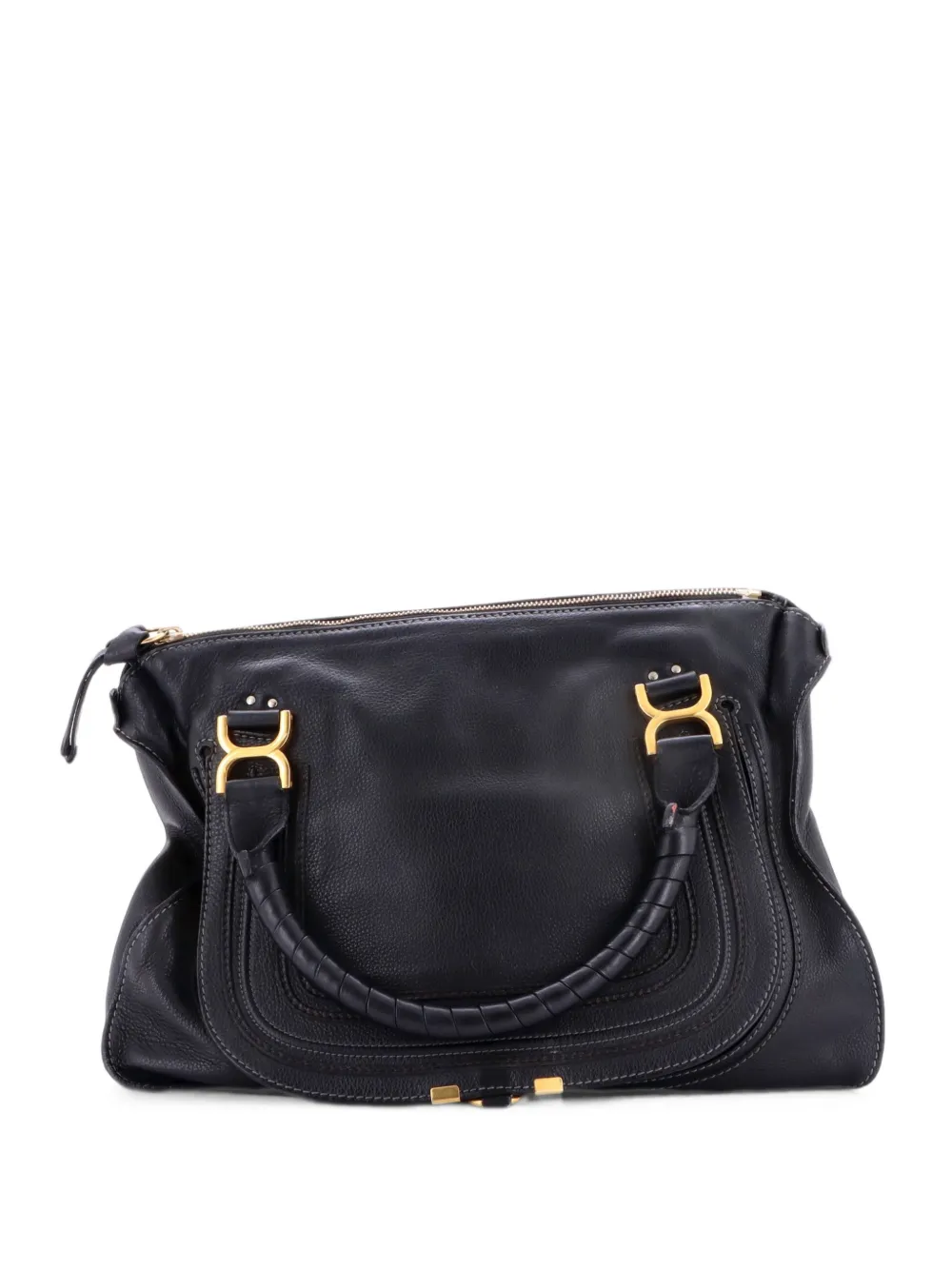 Chloé Pre-Owned Marcie Leather Large shoulder bag - Nero