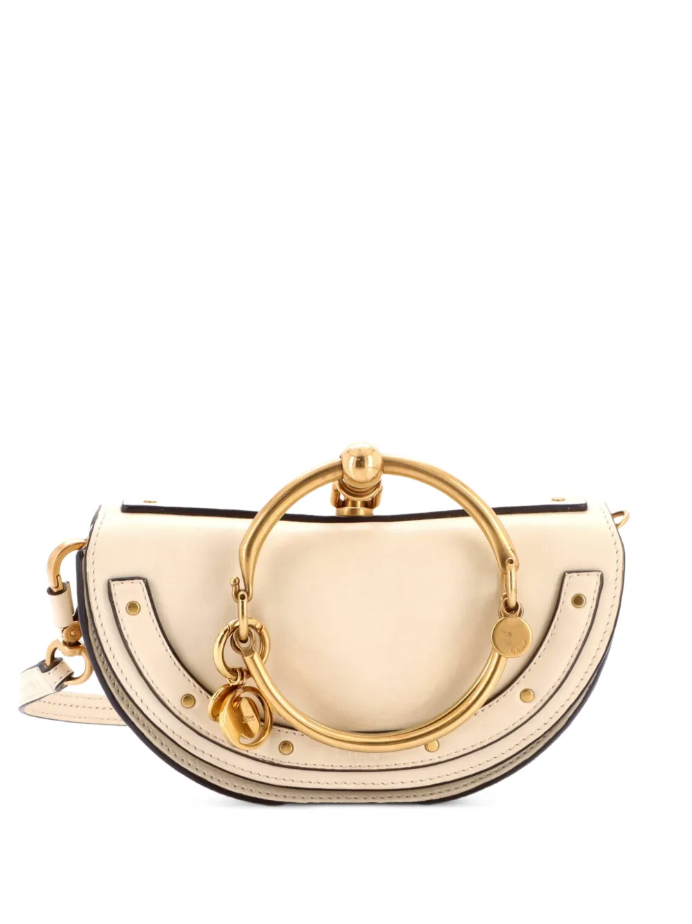 Chloé Pre-Owned Nile Leather Mini crossbody bag - Toni neutri