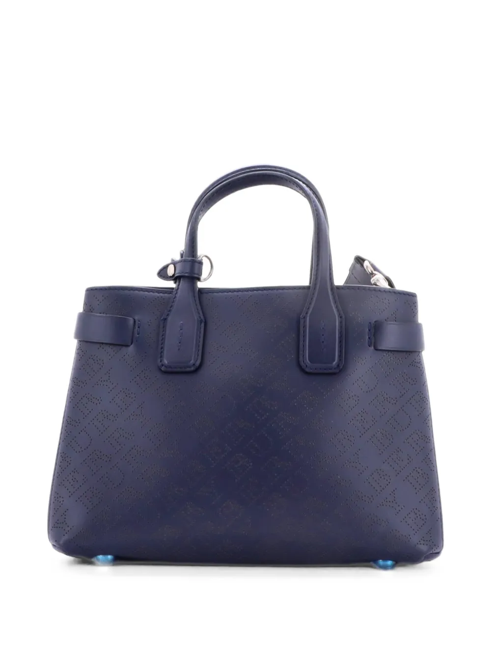Burberry Pre-Owned Borsa tote Banner NM traforata - Blu