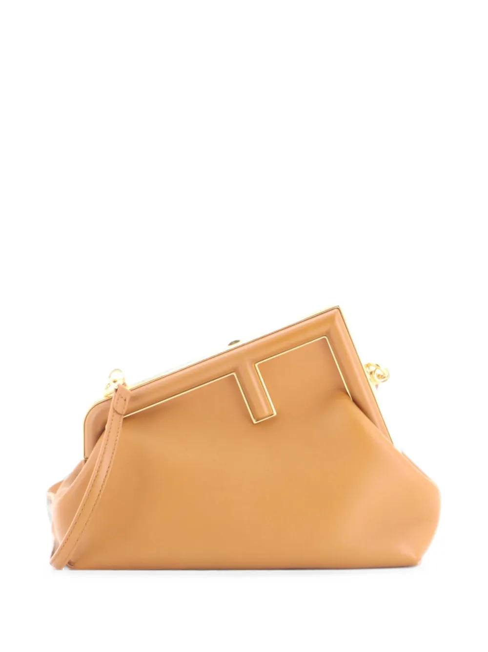 Fendi Pre-Owned Clutch First piccola in pelle - Marrone
