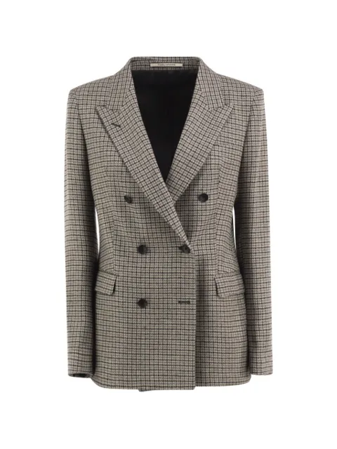 Tagliatore double-breasted houndstooth suit jacket