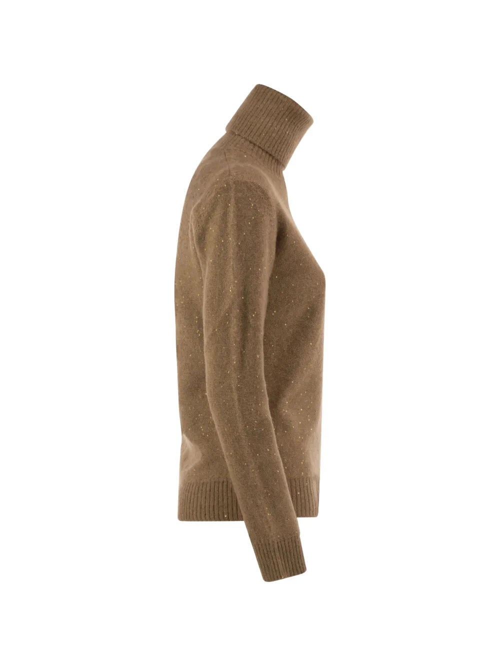Fabiana Filippi sequin-embellished turtleneck sweater Bruin