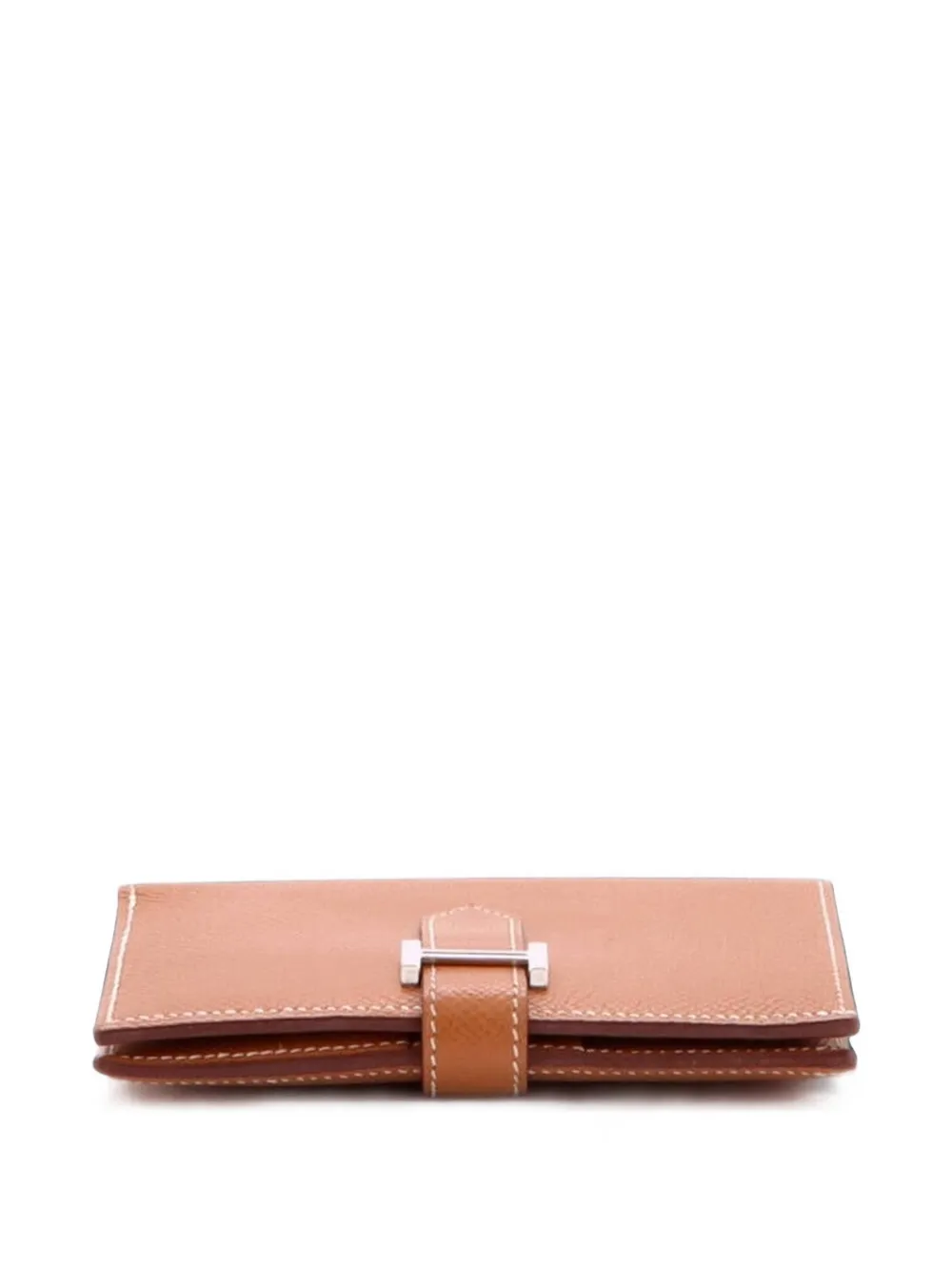 Hermès Pre-Owned Bearn Wallet Epsom Compact small wallets - Braun