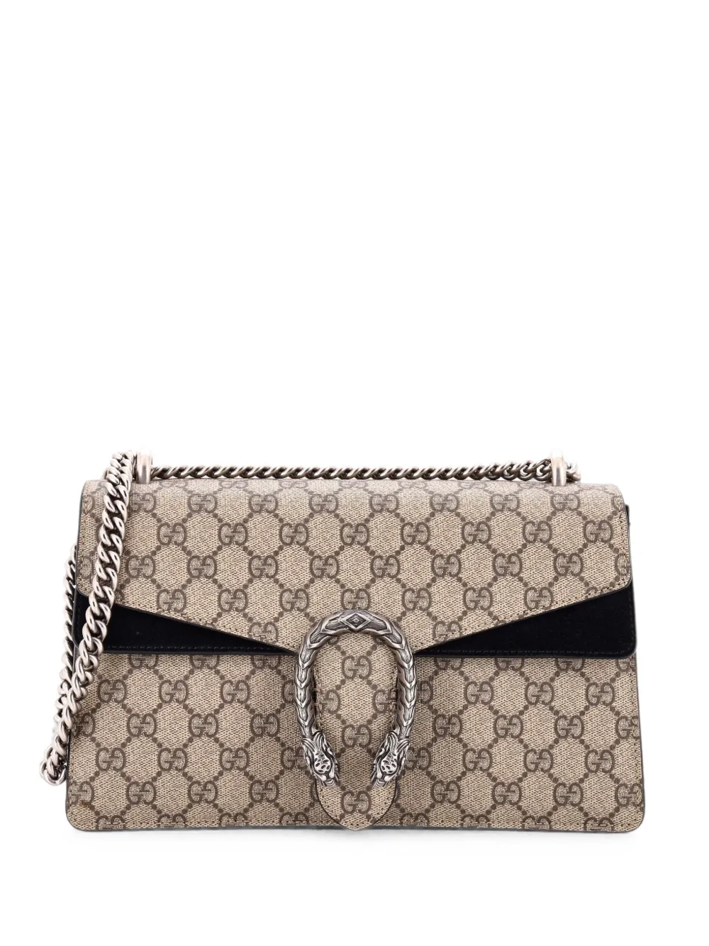 Gucci Pre-Owned Borsa a spalla Dionysus piccola in tela cerata GG - Nero