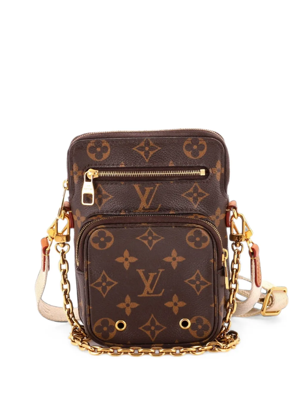 Louis Vuitton Pre-Owned Utility Monogram Canvas-Umhängetasche - Braun
