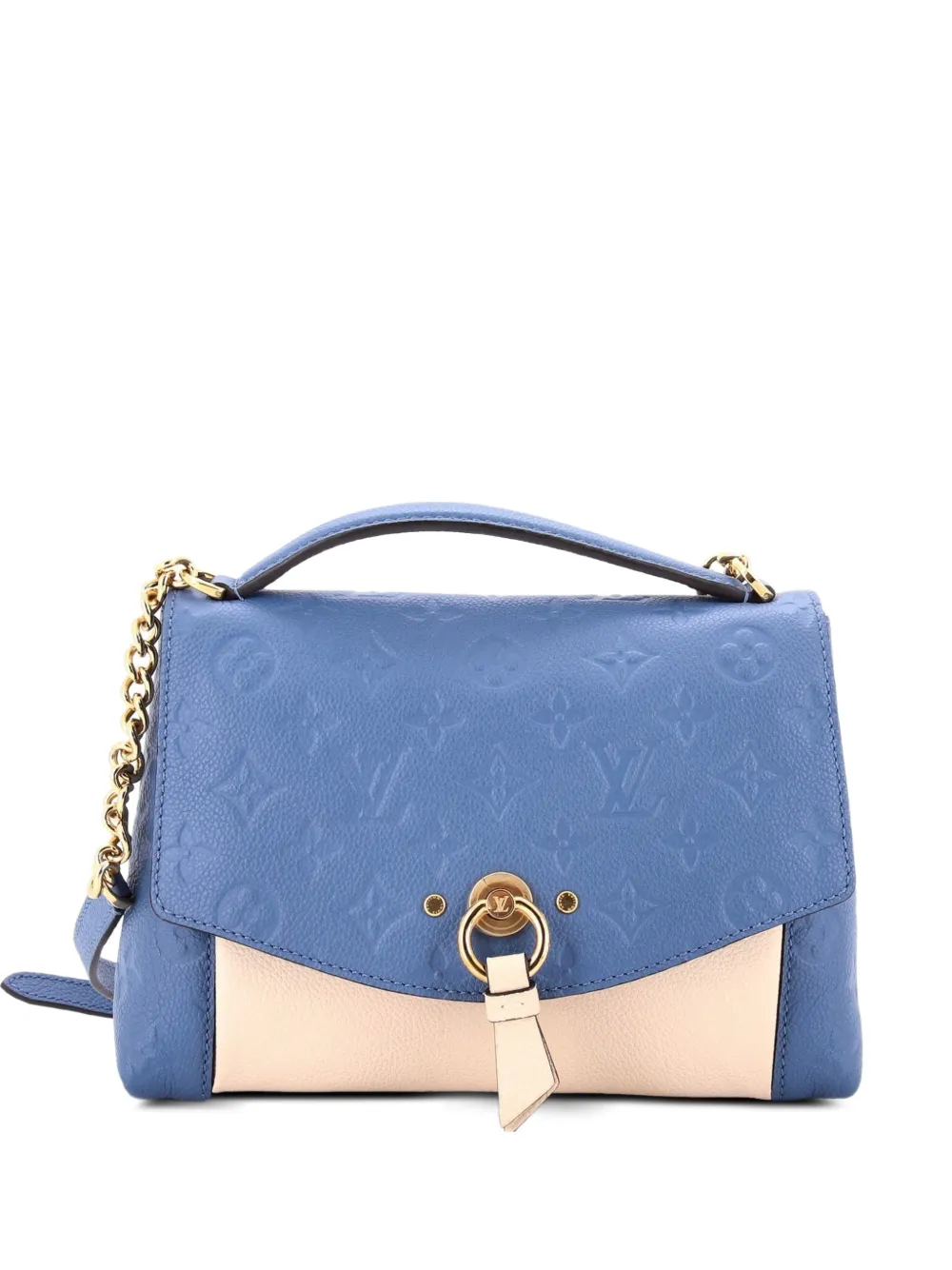 Louis Vuitton Pre-Owned Borsa a spalla Blanche BB in pelle Empreinte con monogramma - Blu