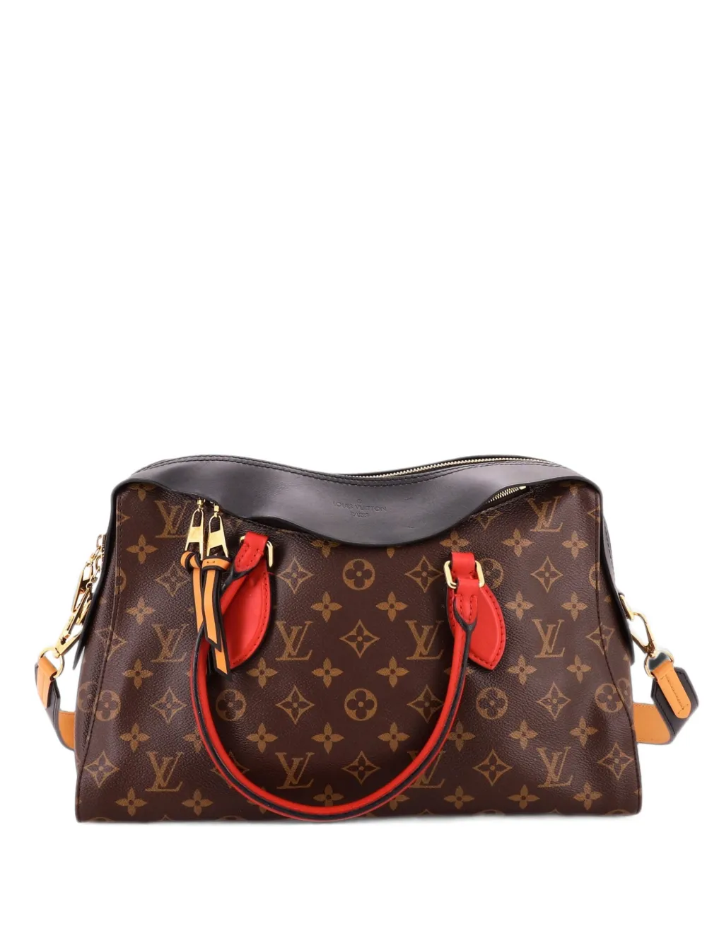 Louis Vuitton Pre-Owned Tuileries Handtasche Monogram Canvas mit Ledertasche - Schwarz