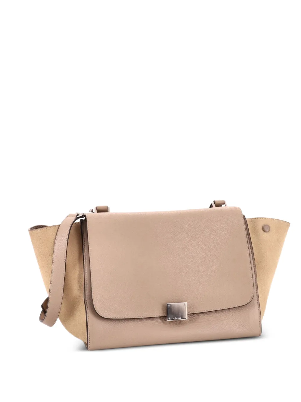Celine Pre-Owned Trapeze Bag Leather Medium satchel - Toni neutri