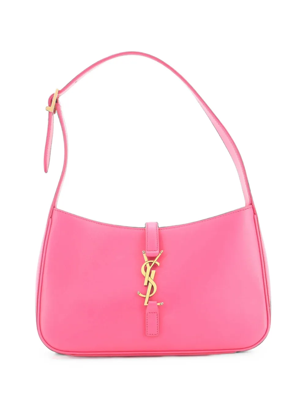 Saint Laurent Pre-Owned Le 5 a 7 Leather Small hobo bag - Rosa