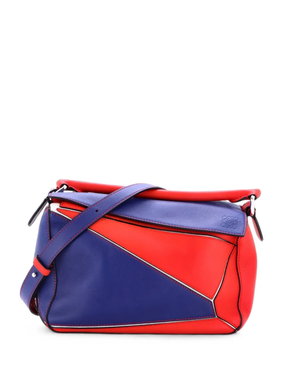 Loewe Pre-Owned Puzzle Bag Leather Small satchel - Blau