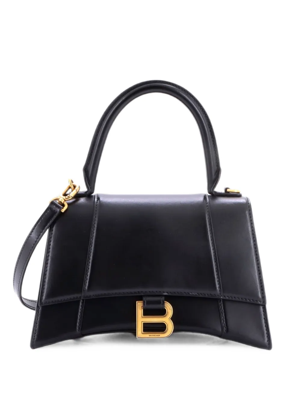 Balenciaga Pre-Owned Hourglass Top Handle Bag Leather Small satchel - Schwarz