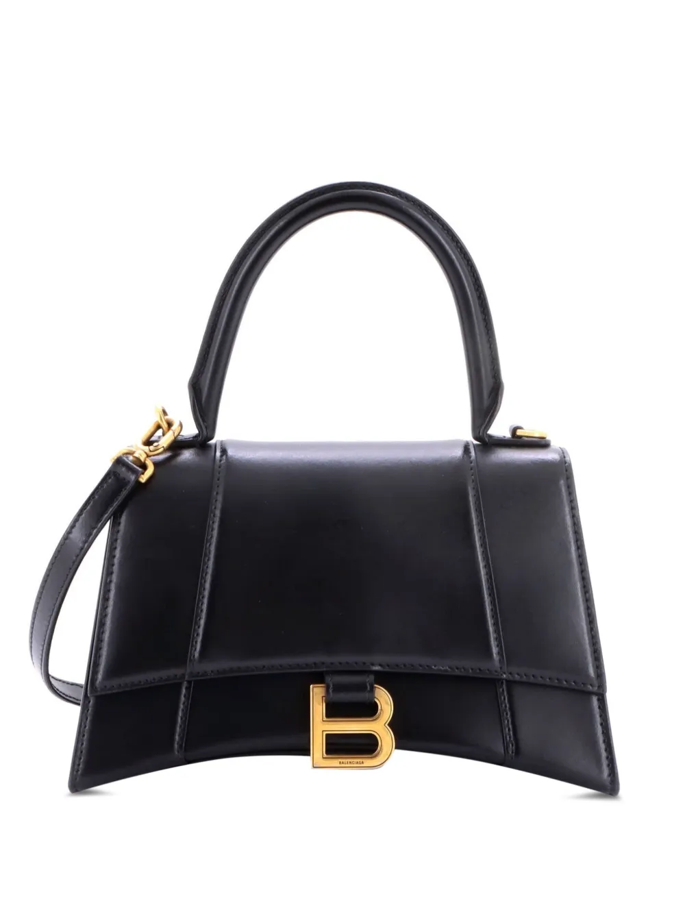 Balenciaga Pre-Owned Hourglass Top Handle Bag Leather Small satchel - Schwarz