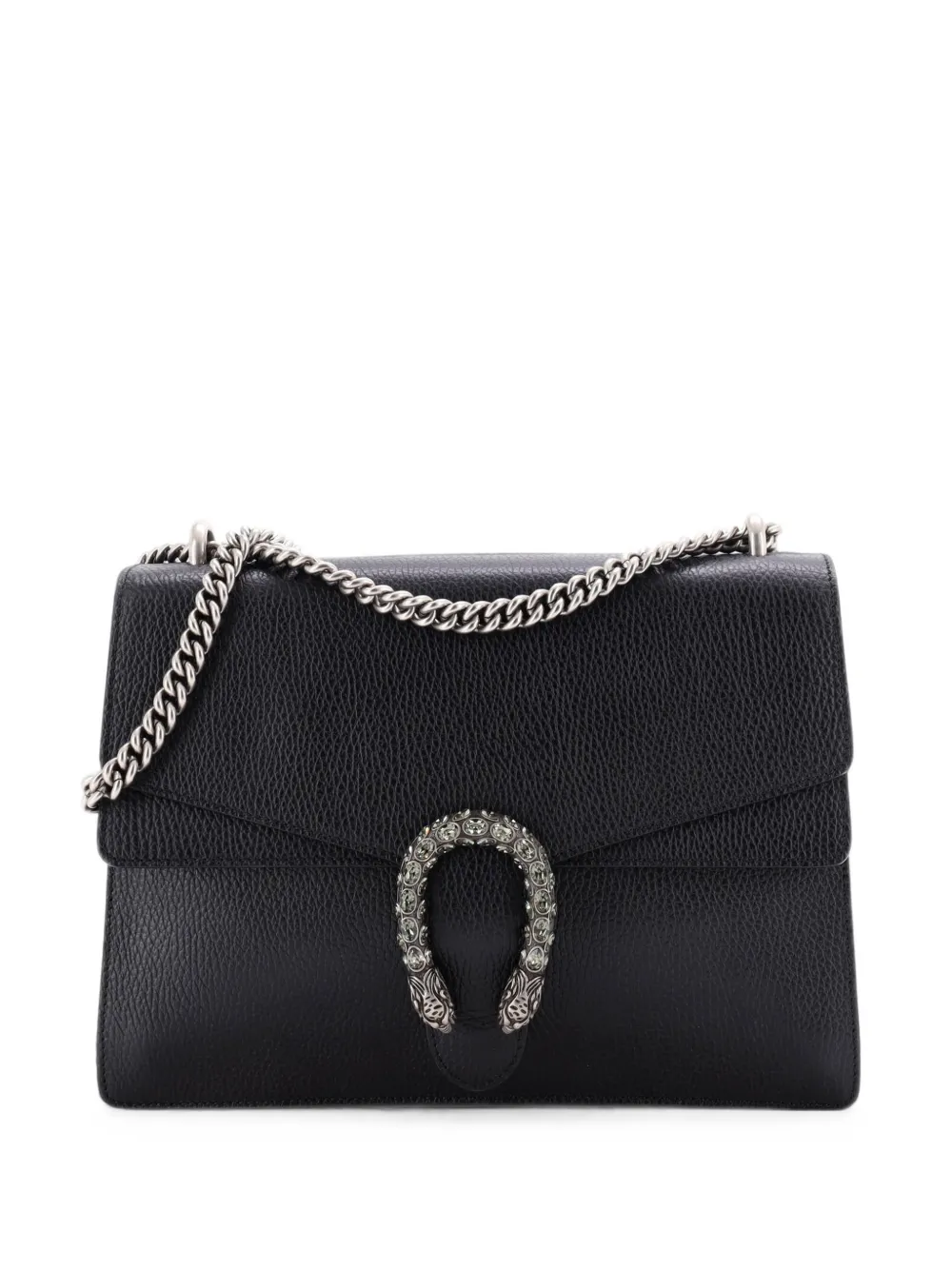 Gucci Pre-Owned Dionysus Bag Leather Medium shoulder bag - Nero