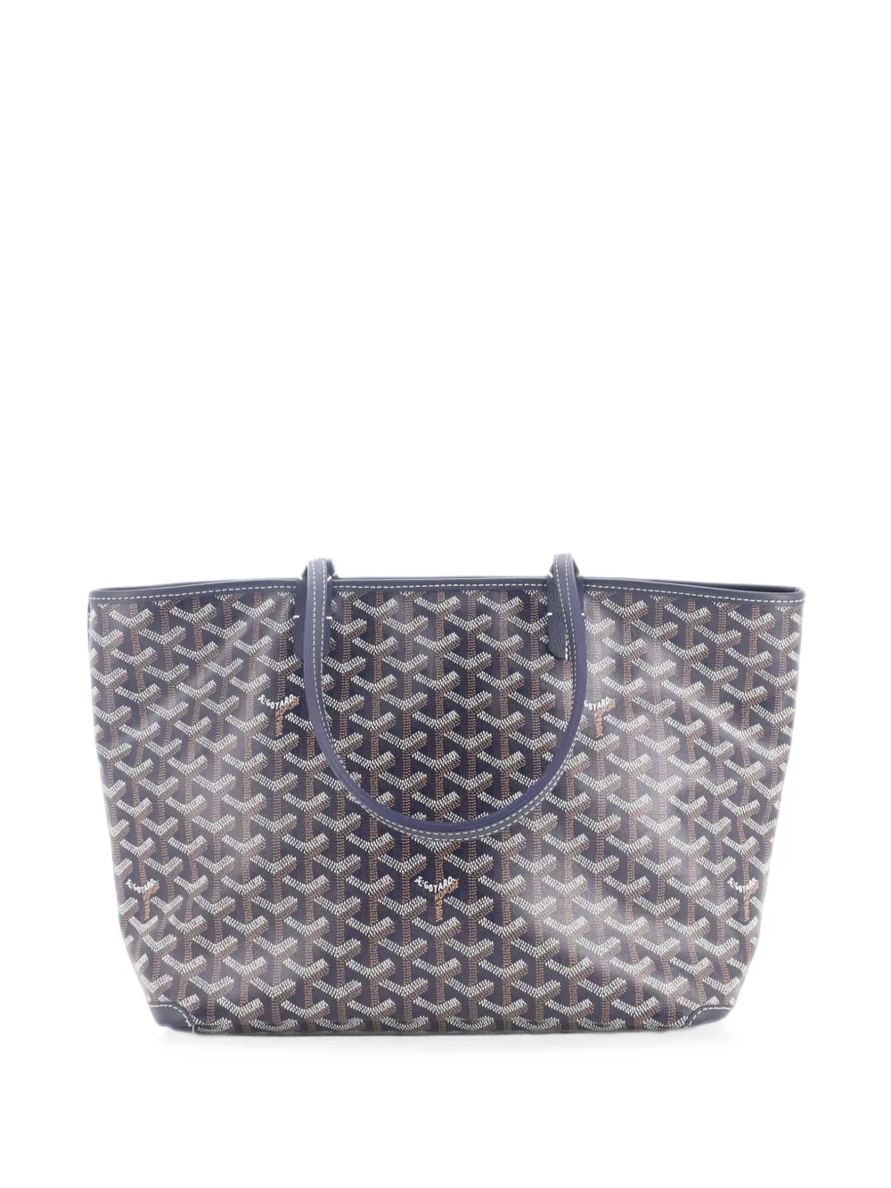 Goyard Pre-Owned Borsa tote Artois PM in tela cerata - Blu