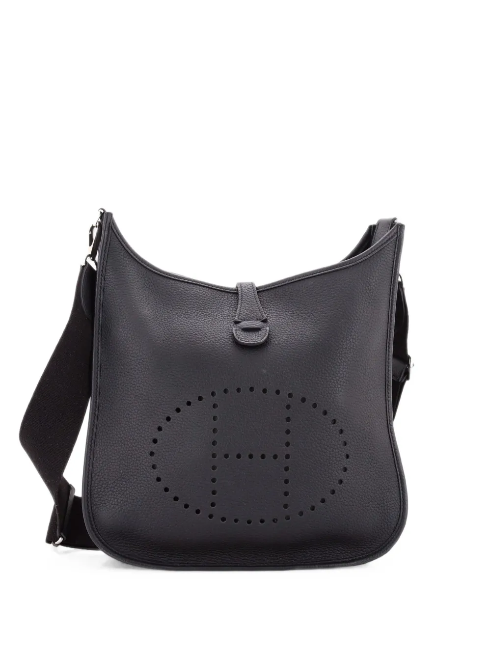 Hermès Pre-Owned Evelyne Bag Gen III Clemence PM crossbody bag - Nero