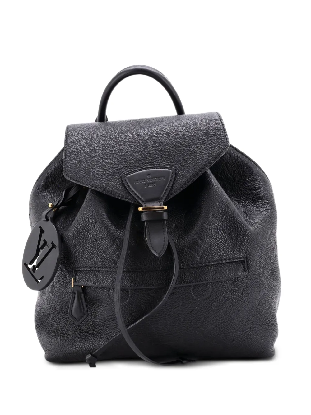 Louis Vuitton Pre-Owned Montsouris NM Monogram Empreinte Leather PM backpack - Nero