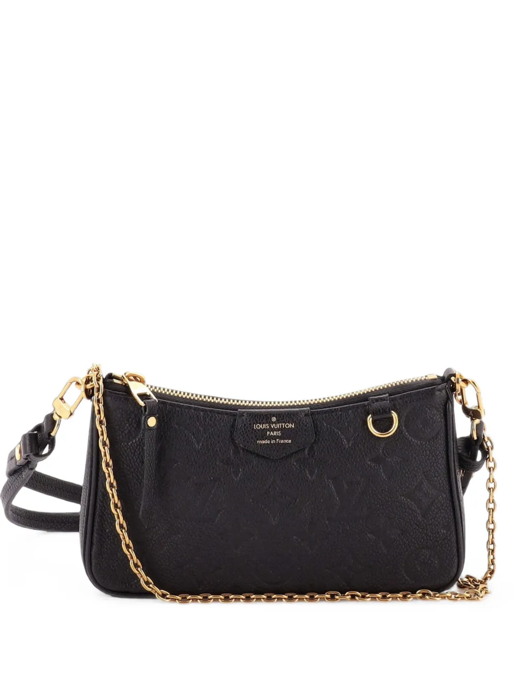 Louis Vuitton Pre-Owned Easy Pouch on Strap Monogram Empreinte Leather shoulder bag - Black