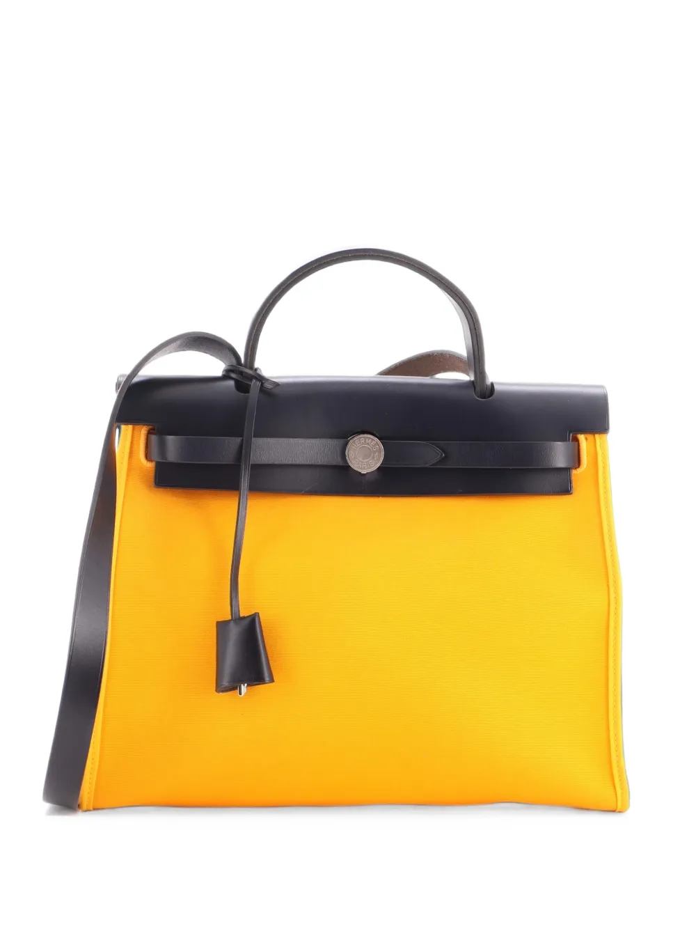 Hermès Pre-Owned Herbag Schultertasche aus Verso-Leder 31cm - Gelb