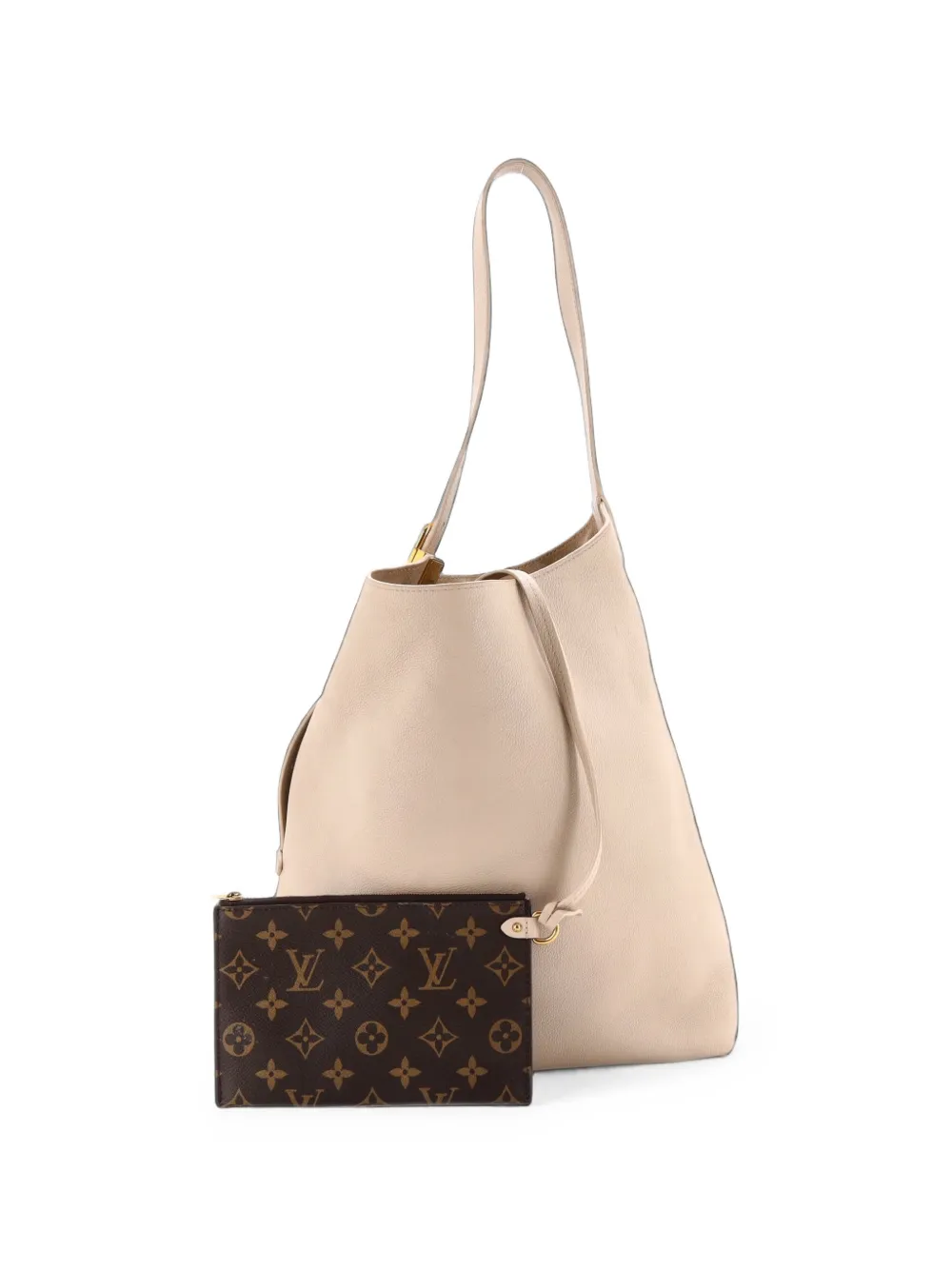 Louis Vuitton Pre-Owned Low Key Calfskin MM hobo bag - Nude