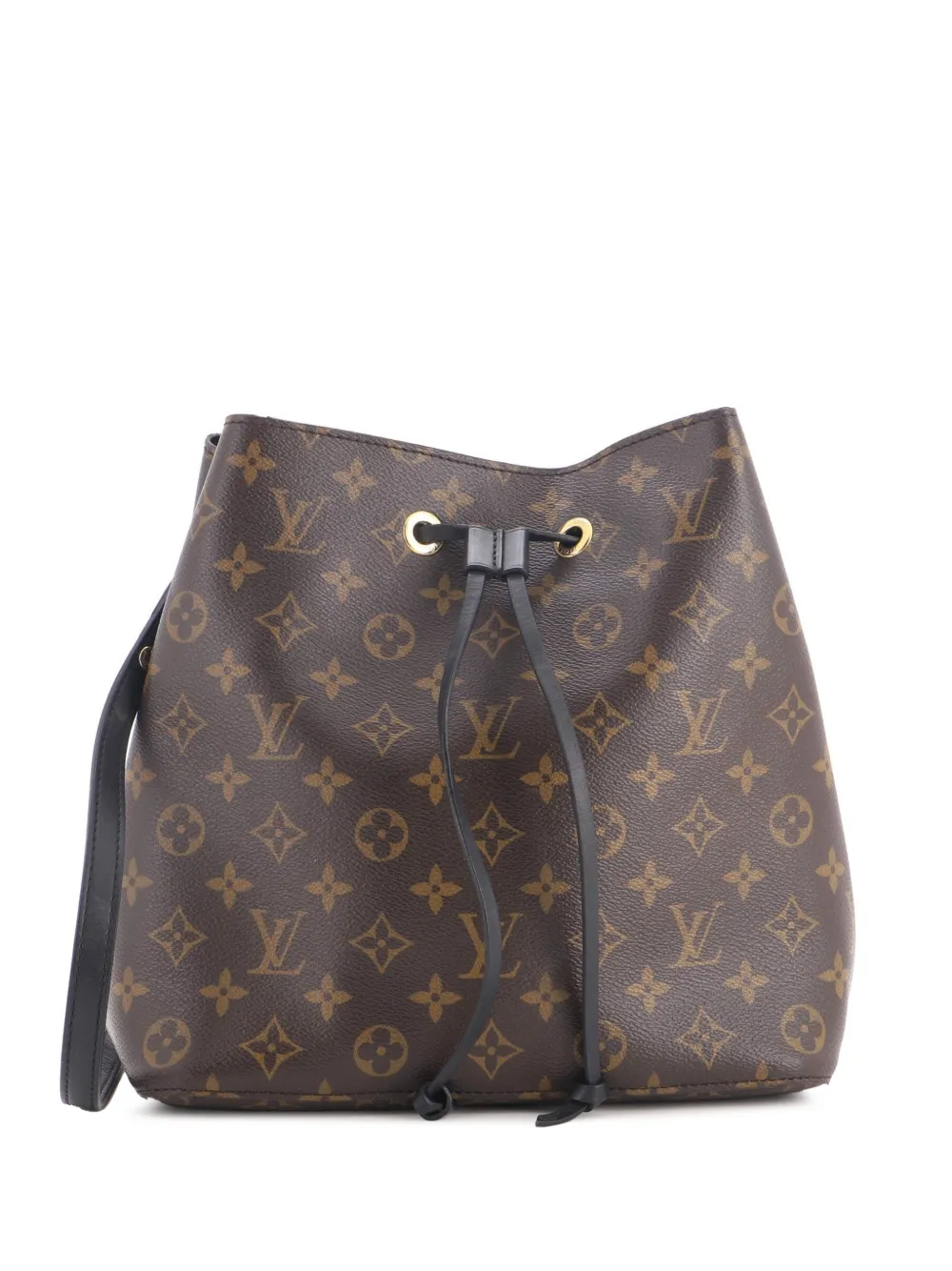 Louis Vuitton Pre-Owned NeoNoe Handbag Monogram Canvas with Leather MM bucket bag - Brown
