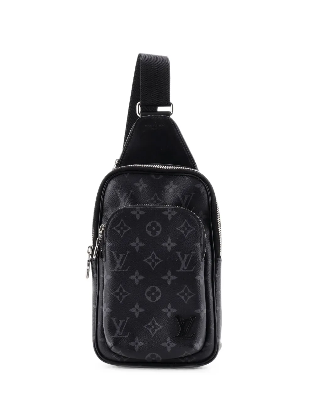 Louis Vuitton Pre-Owned Borsa a tracolla Avenue Sling Bag NM Monogram Eclipse - Nero