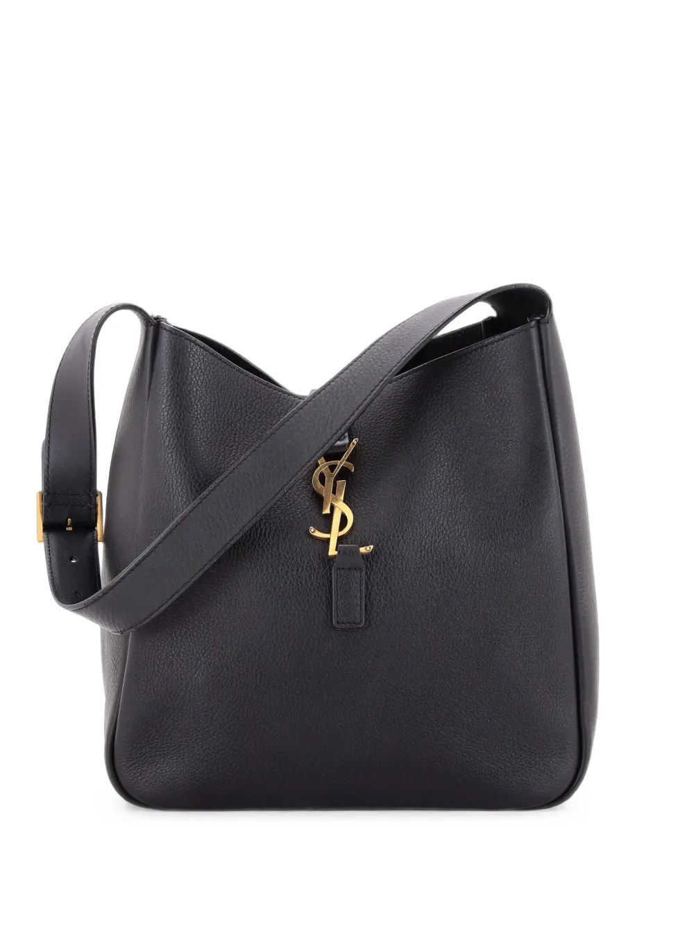 Saint Laurent Pre-Owned Le 5 a 7 Supple Leather Small hobo bag - Schwarz