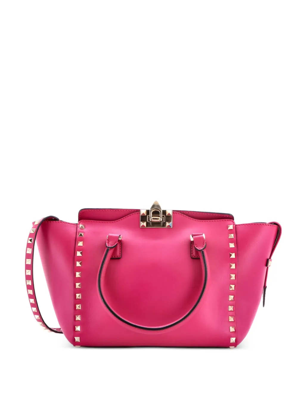 Valentino Garavani Pre-Owned Borsa tote Rockstud piccola in pelle - Rosa