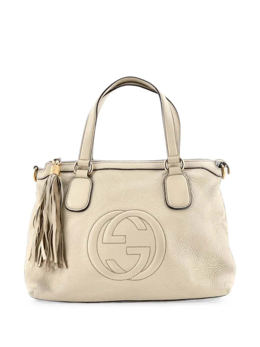 Gucci Pre-Owned Soho Convertible Soft Top Handle Bag Leather satchel - Toni neutri