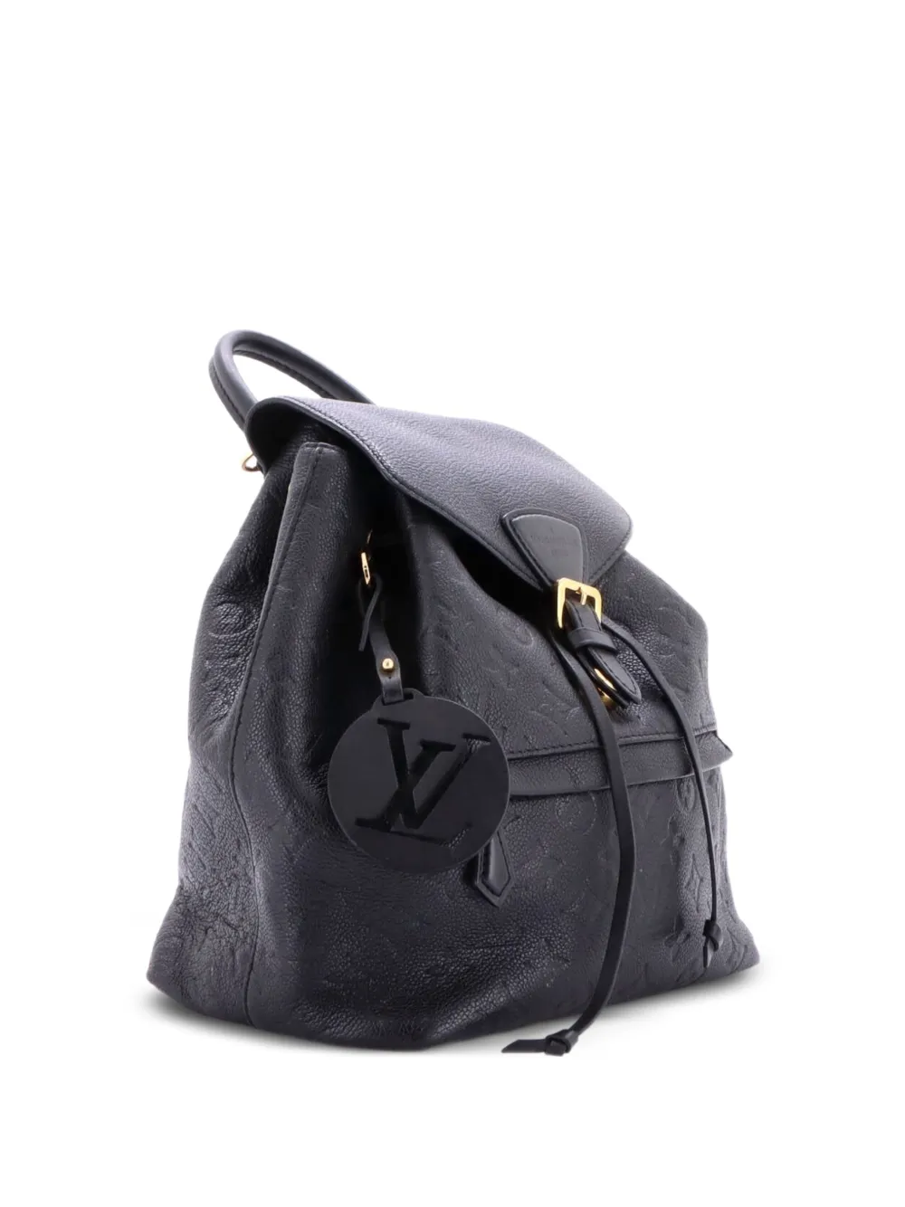 Louis Vuitton Pre-Owned Zaino Montsouris NM PM in pelle Empreinte con monogramma - Nero