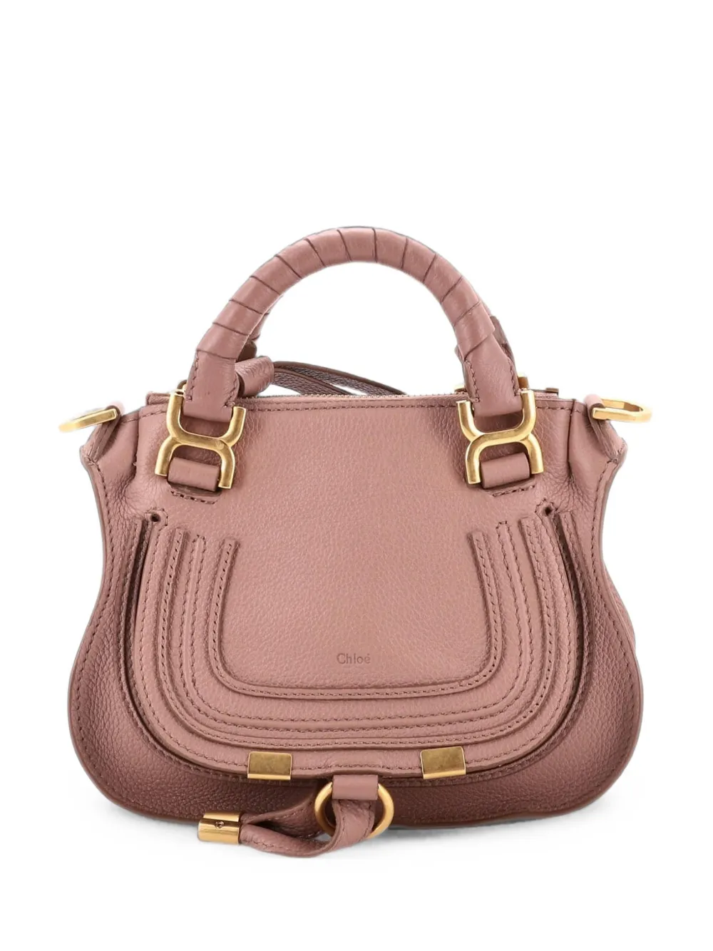 Chloé Pre-Owned Marcie Satchel Leather Baby crossbody bag - Rosa