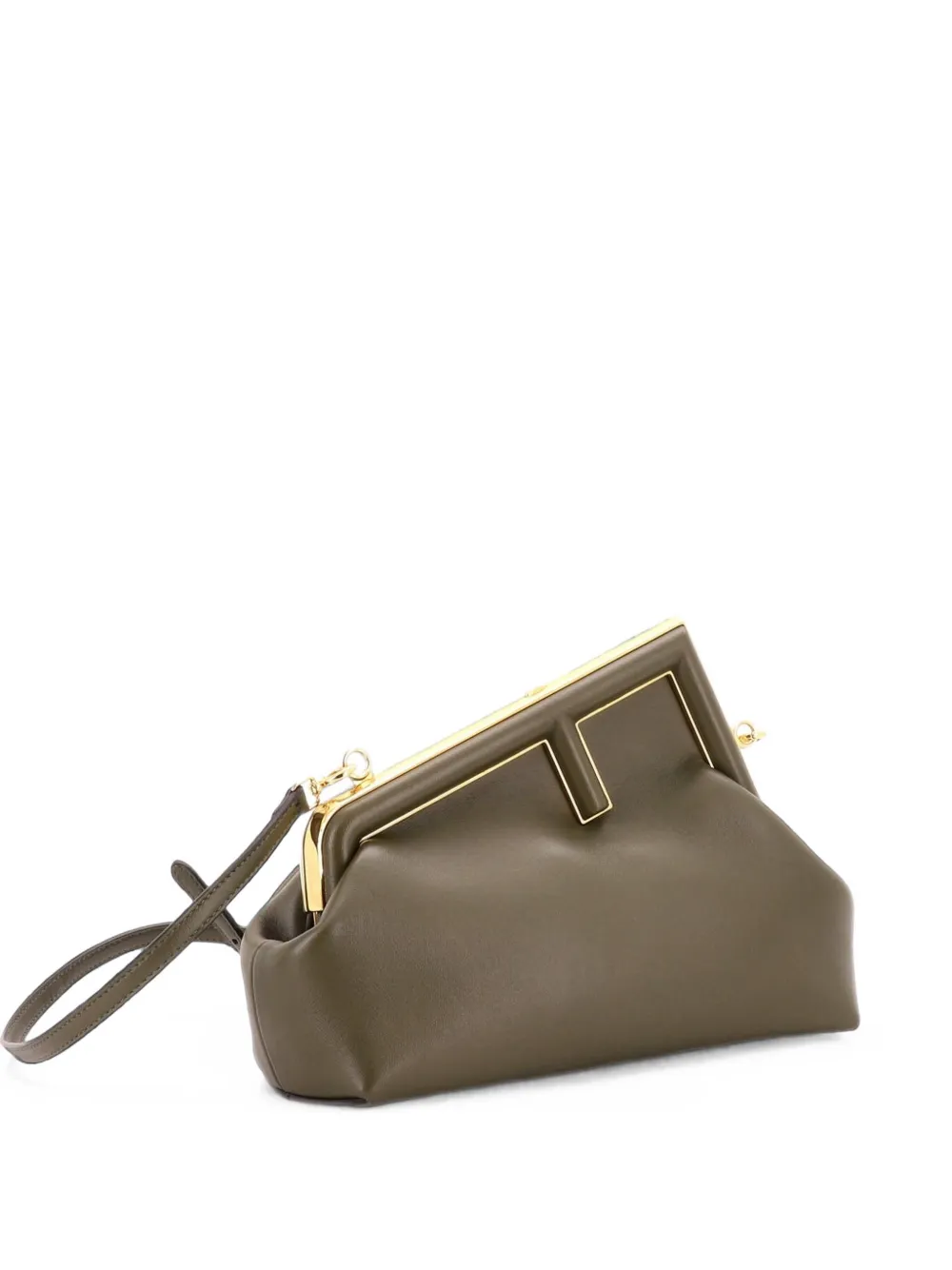 Fendi Pre-Owned Clutch First piccola in pelle - Verde