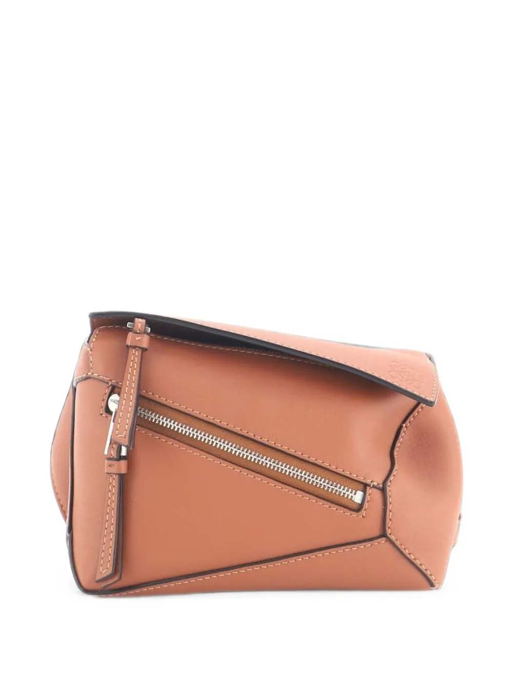 Loewe Pre-Owned Puzzle Bumbag Leather Mini belt bag - Braun
