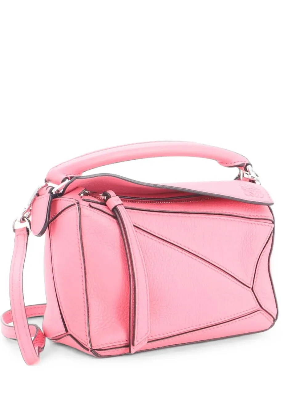 Loewe Pre-Owned Puzzle Bag Leather Mini crossbody bag - Rosa