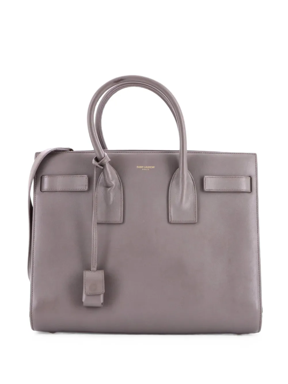 Saint Laurent Pre-Owned Borsa tote Sac de Jour NM piccola in pelle - Grigio