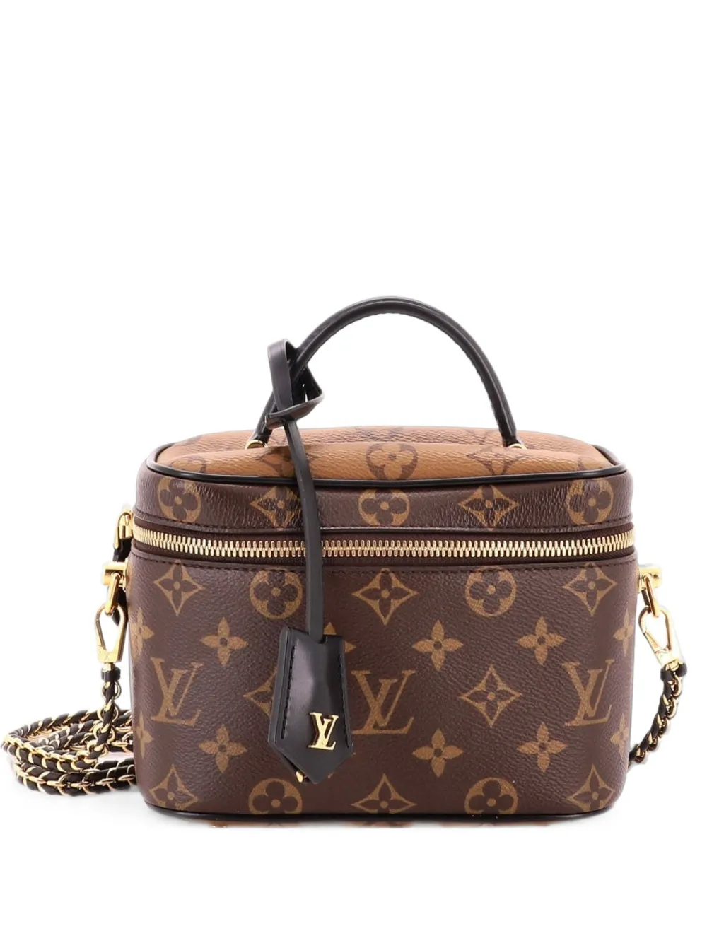Louis Vuitton Pre-Owned Vanity Handbag Reverse Monogram Canvas PM satchel - Marrone