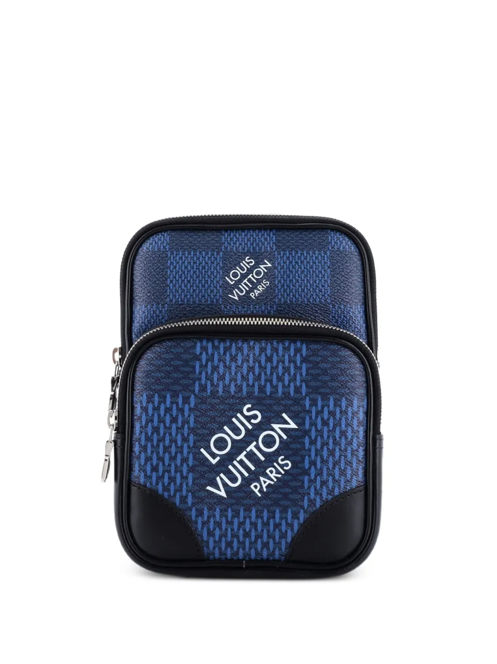 Louis Vuitton Pre-Owned Amazone Sling Bag Limited Edition Damier Graphite 3D crossbody bag - Blu