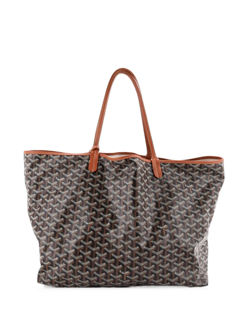 Goyard Pre-Owned Borsa tote Saint Louis GM in tela cerata - Marrone