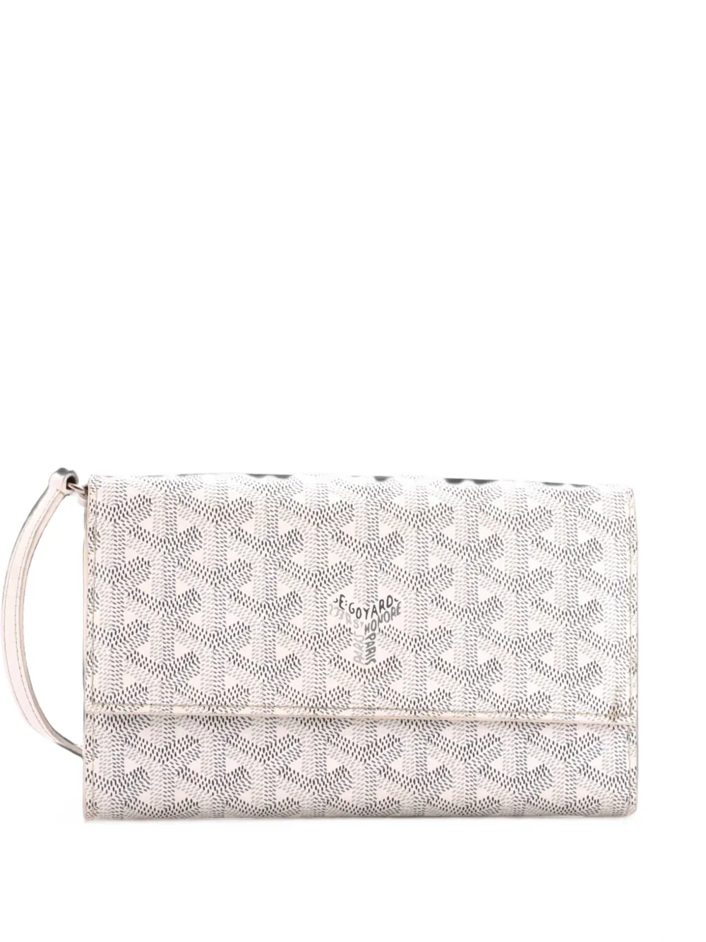 Goyard Pre-Owned Varenne Continental Wallet with Strap Coated Canvas crossbody bag - Bianco
