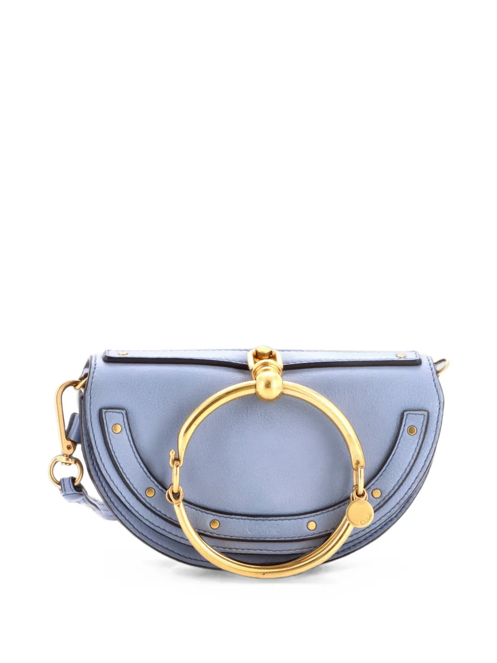 Chloé Pre-Owned Borsa a tracolla Nile mini in pelle - Blu