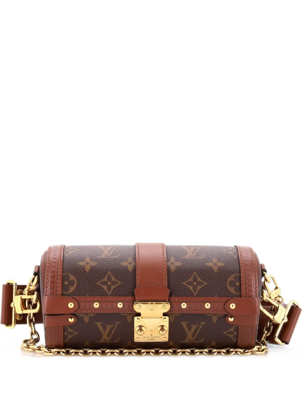 Louis Vuitton Pre-Owned Borsa a spalla Papillon Trunk in tela con monogramma - Marrone
