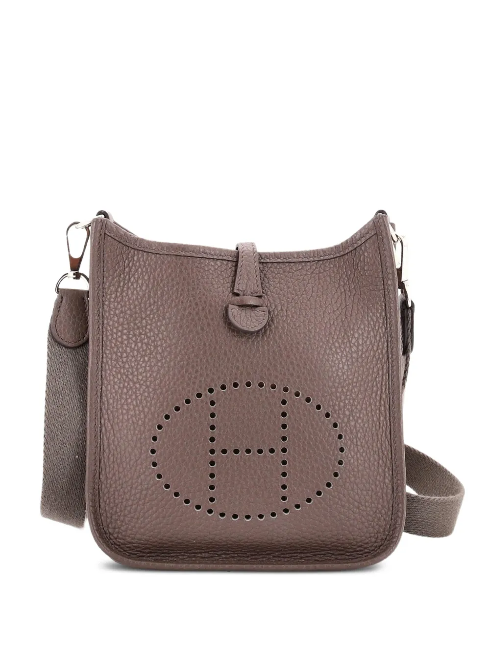 Hermès Pre-Owned Borsa a tracolla Evelyne Gen III TPM in pelle Clemence - Grigio