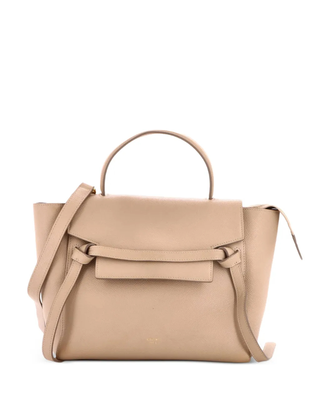 Celine Pre-Owned Belt Bag Textured Leather Micro satchel - Toni neutri