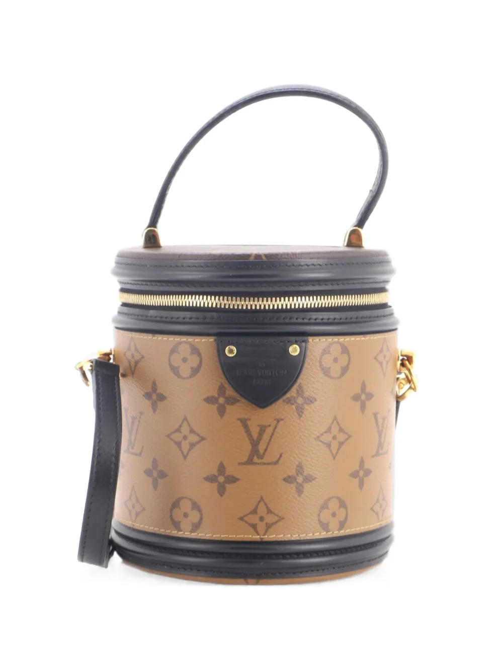 Louis Vuitton Pre-Owned Borsa a tracolla Cannes in tela con monogramma - Marrone