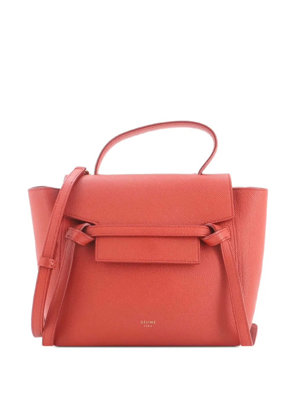 Celine Pre-Owned Belt Bag Textured Leather Nano shoulder bag - Rosso