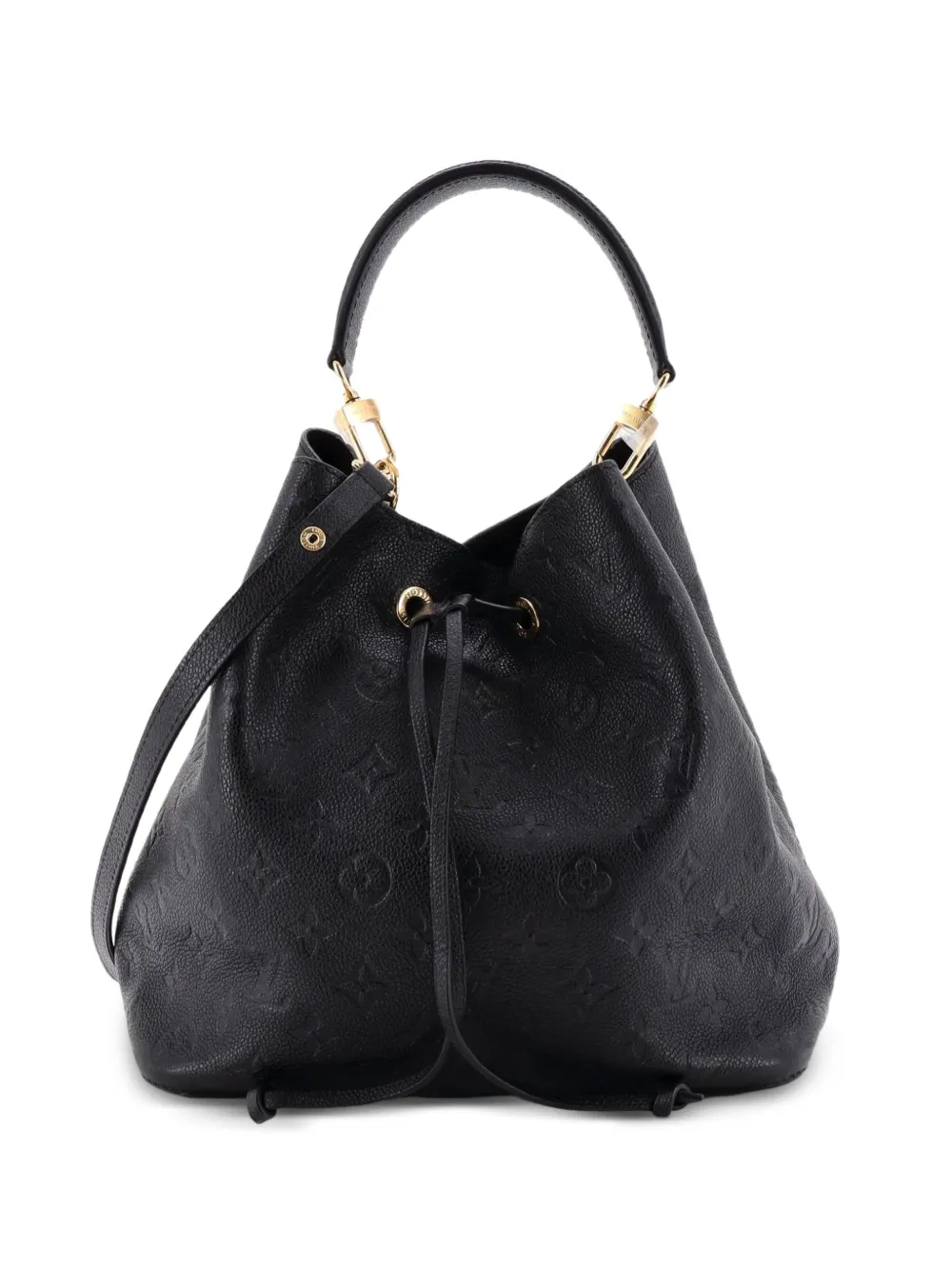 Louis Vuitton Pre-Owned NeoNoe Handbag Monogram Empreinte Leather MM bucket bag - Black