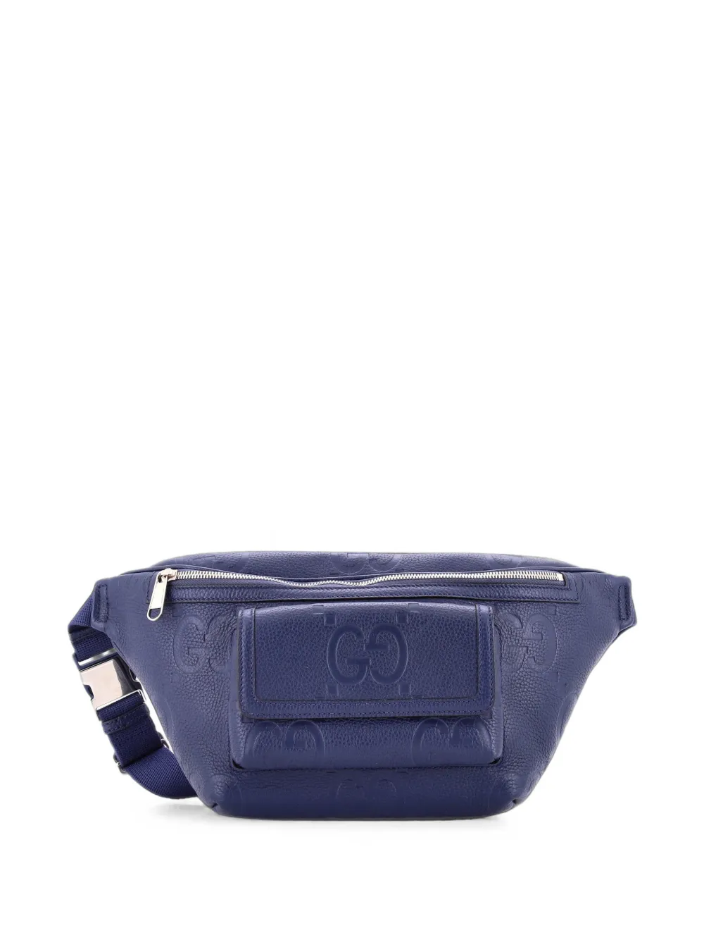 Gucci Pre-Owned sac banane à motif Jumbo GG embossé - Bleu